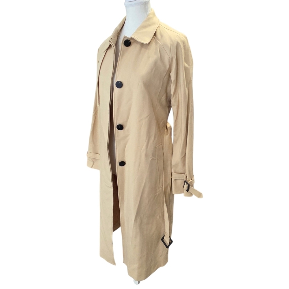 NWT Vince Camuto Tan Trench Coat Jacket Size XS - Picture 3 of 8